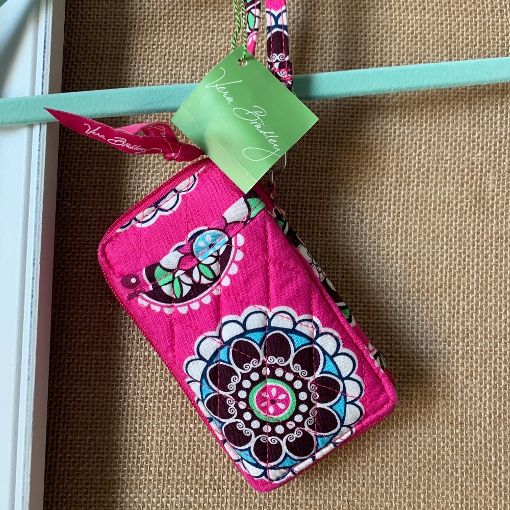 Vera Bradley All In One Wristlet - Cupcake Pink